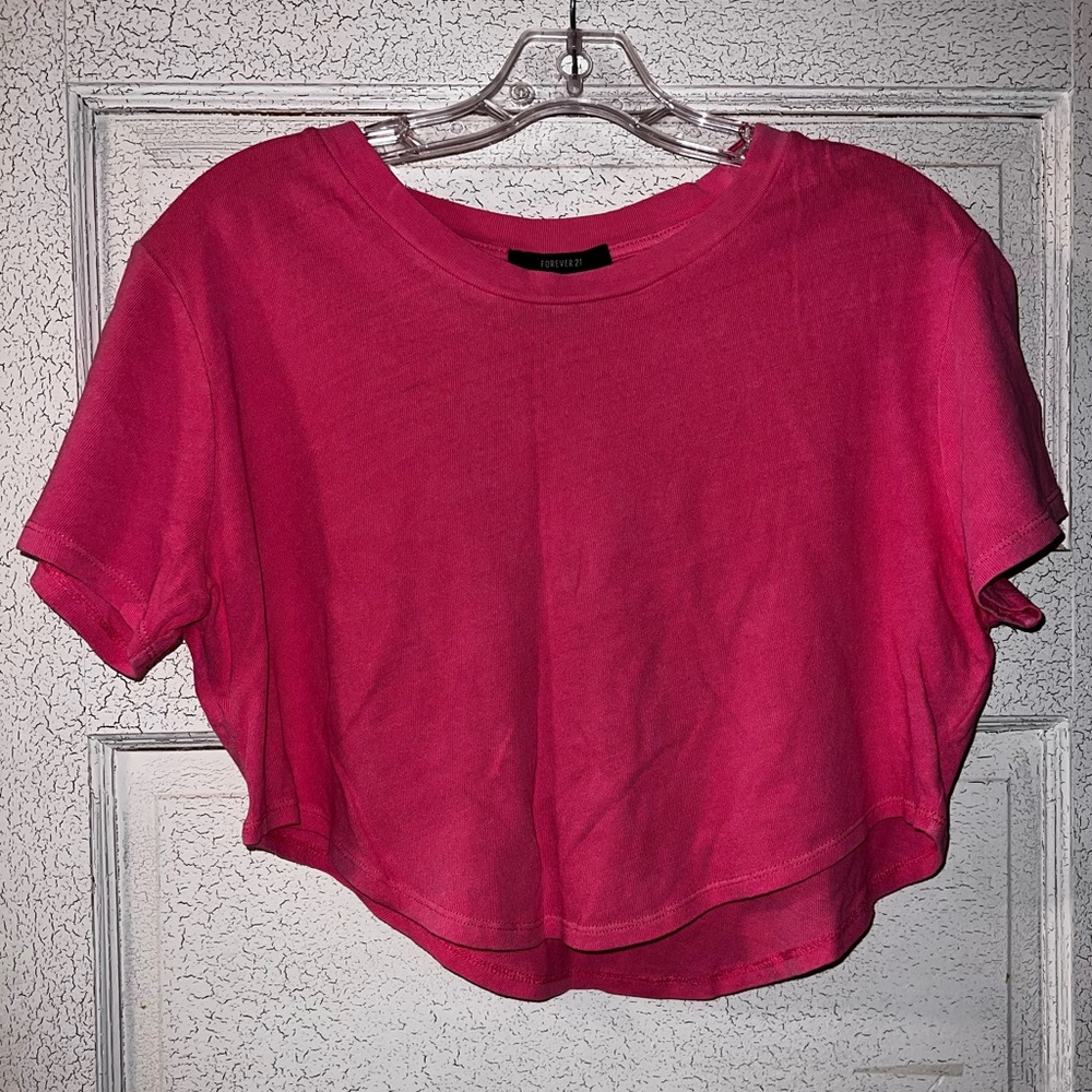 Pink Crop Top